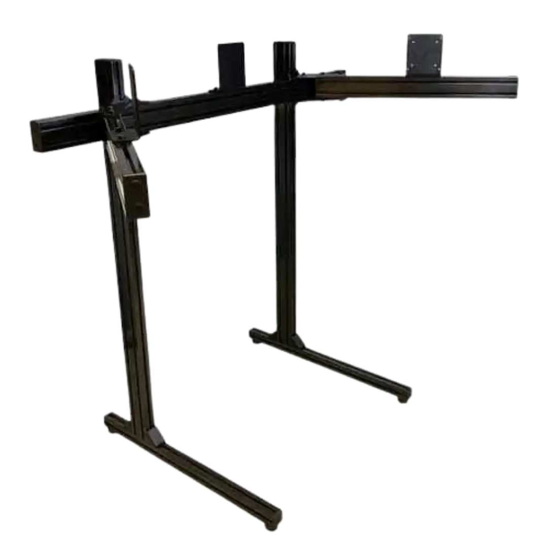 Free-Standing Triple Monitor Stand (Up to 43")