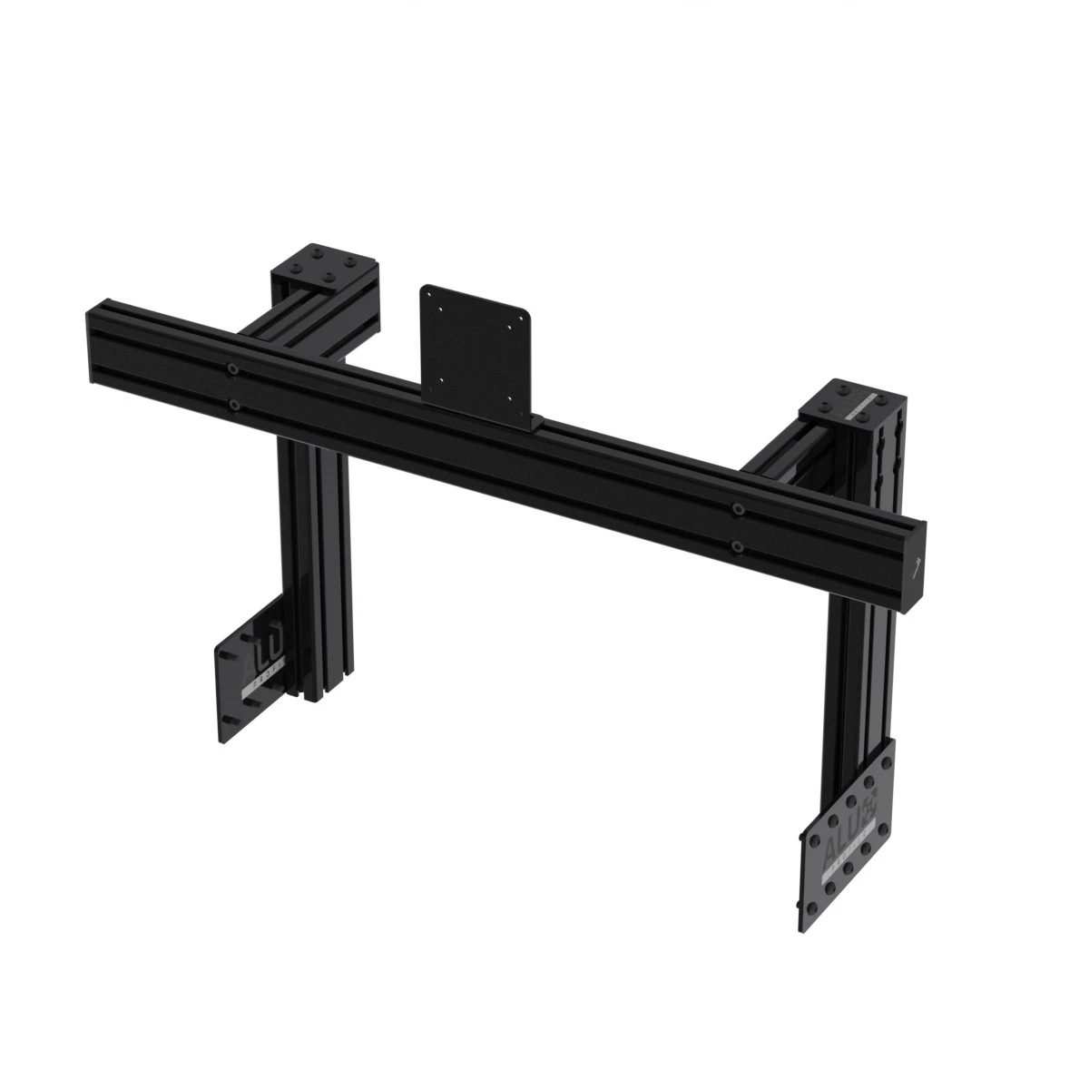 Monitor mount for 40x160 Sim Rig black by AluXProfile