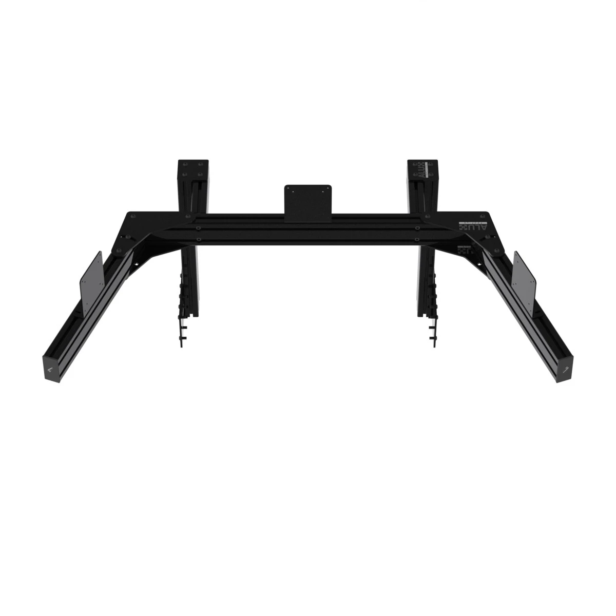 Triple Monitor mount for 40x160 Sim Rig black by AluXProfile