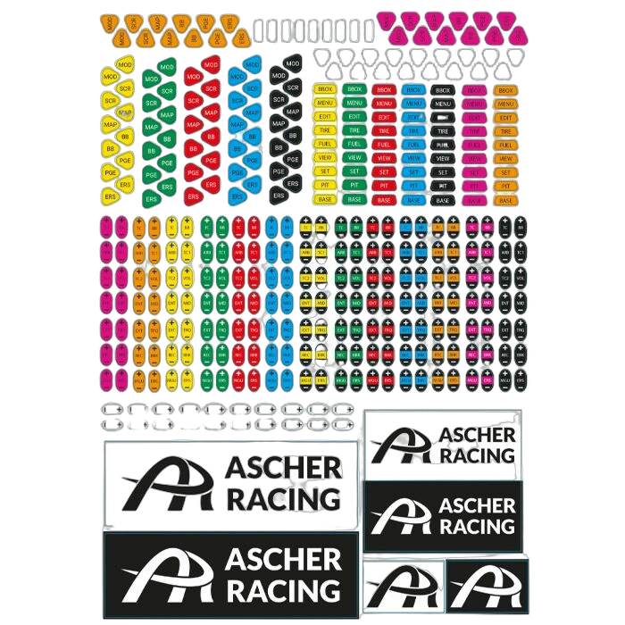 Ascher Racing McLaren Labels by Ascher Racing - Wheels