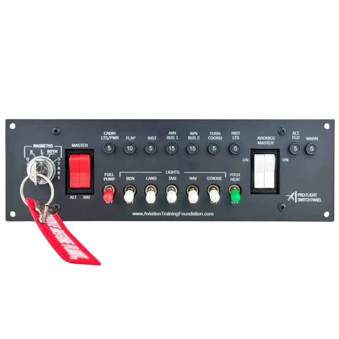 ATF Switch Panel Cessna 172 / 182 by Aviation Training Foundation