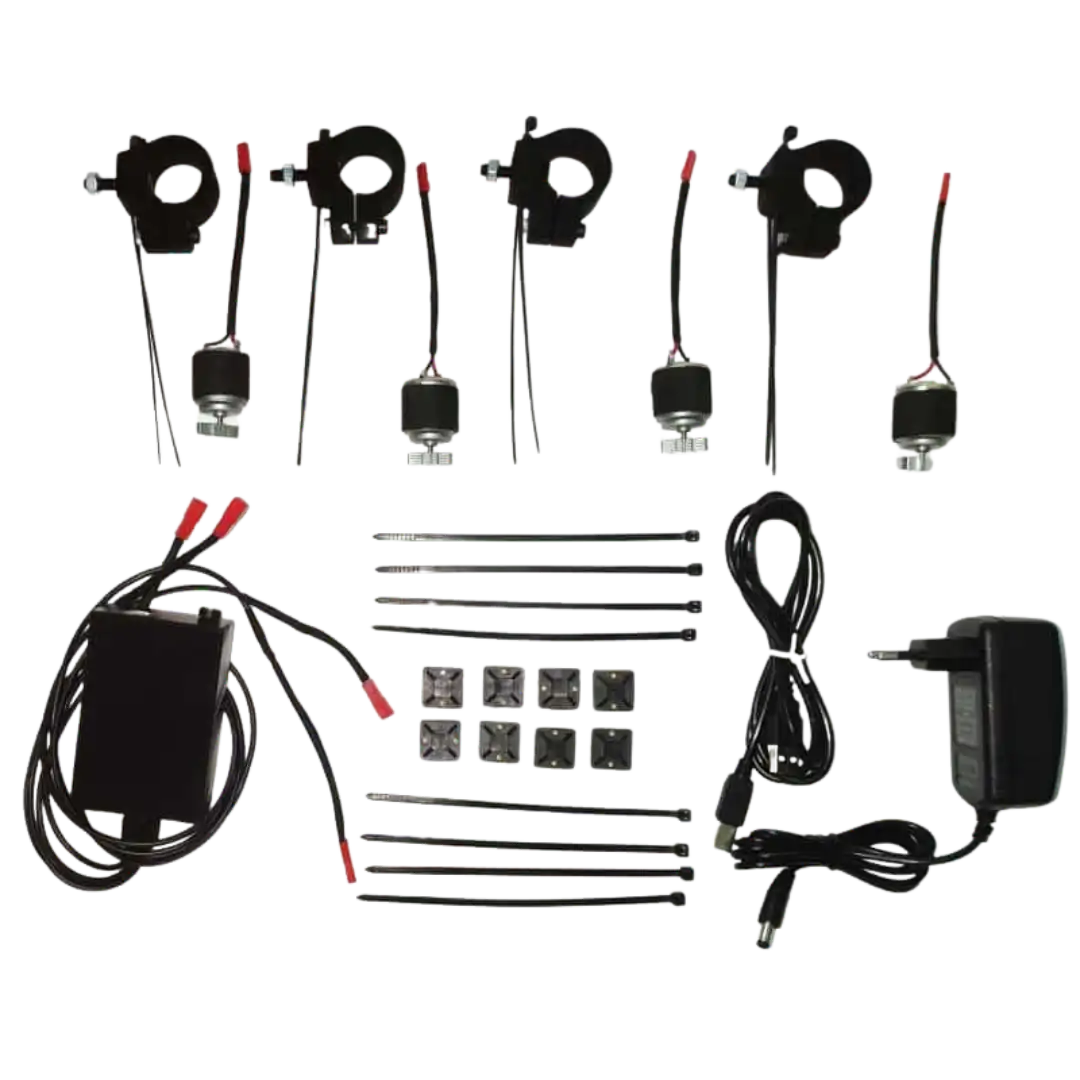 Kit de vibradores BJ 2.0 para pedaleras by BJ Steel Simracing
