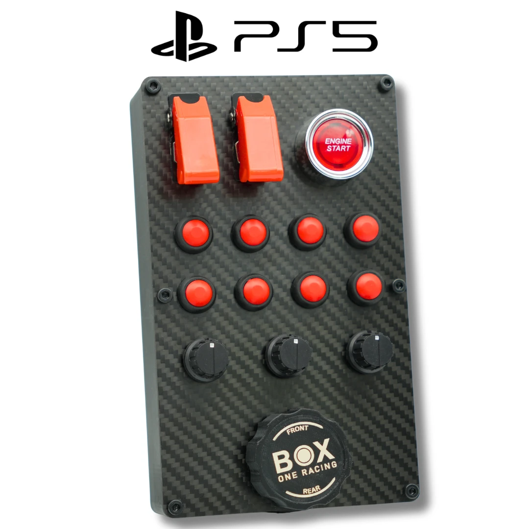 PS5 GTM-M1 Simracing Button Box by Box One Racing
