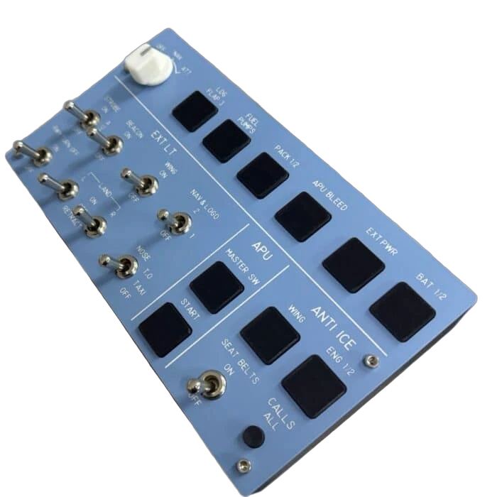 Core Flight Tech Ultra Compact A32X Overhead Panel by Core Flight Tech - Buttonboxes