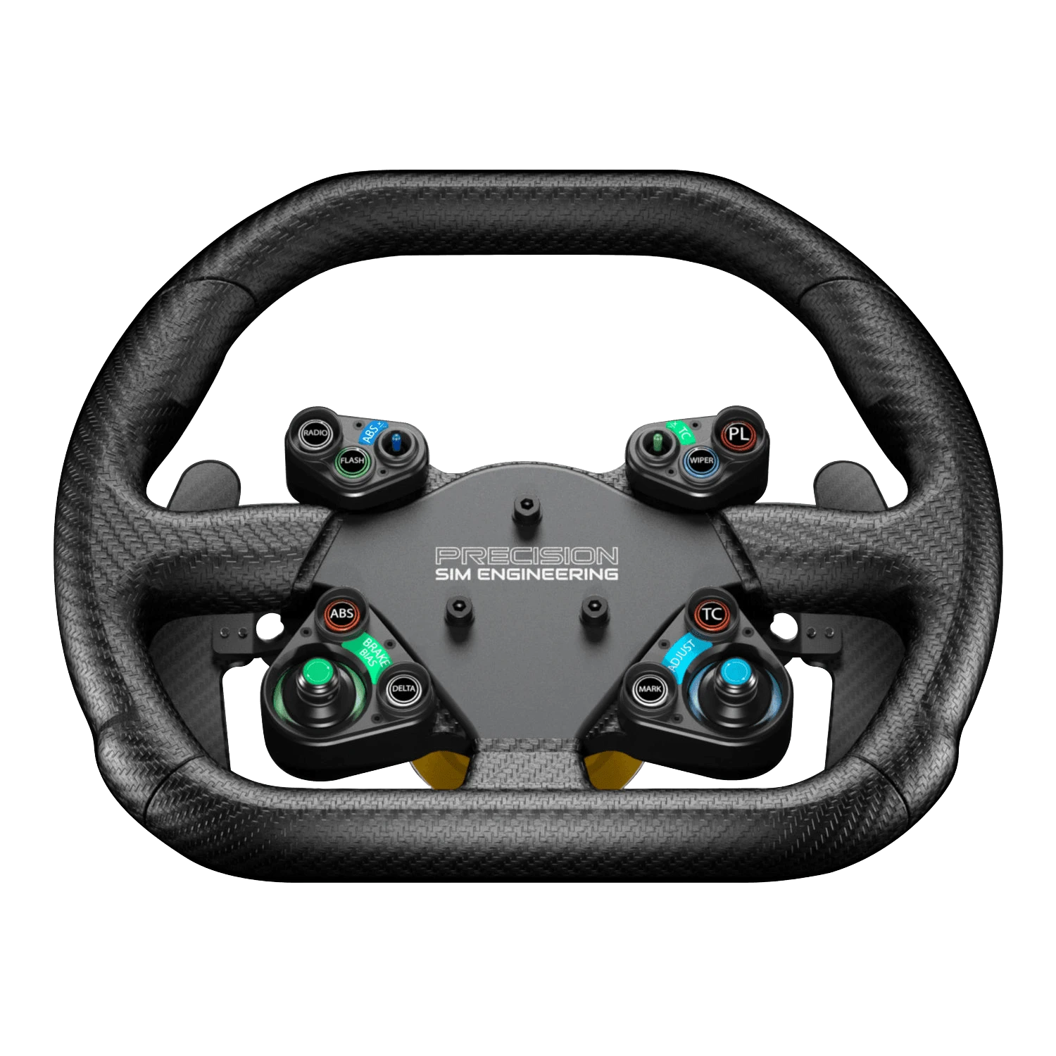CuraSim Controls GT3 Steering Wheel by Precision Sim Engineering by CuraSim Controls - Wheels