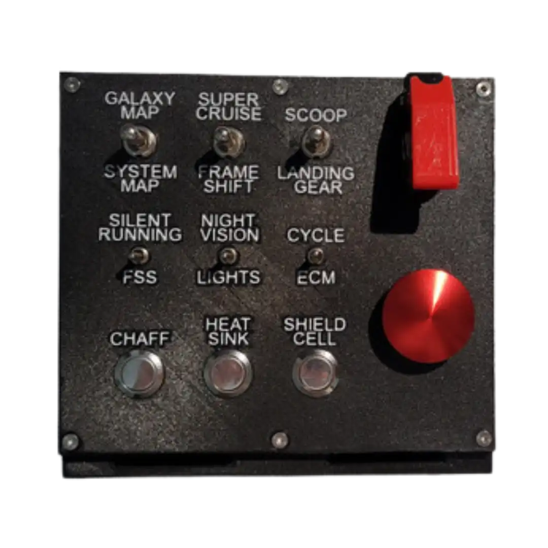 Elite Dangerous Button Box Elite Dangerous Button Box by CuraSim Controls - Buttonboxes
