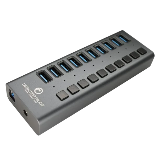 Desktop Pilot 10-Port USB Hub by Desktop Pilot - Accessories