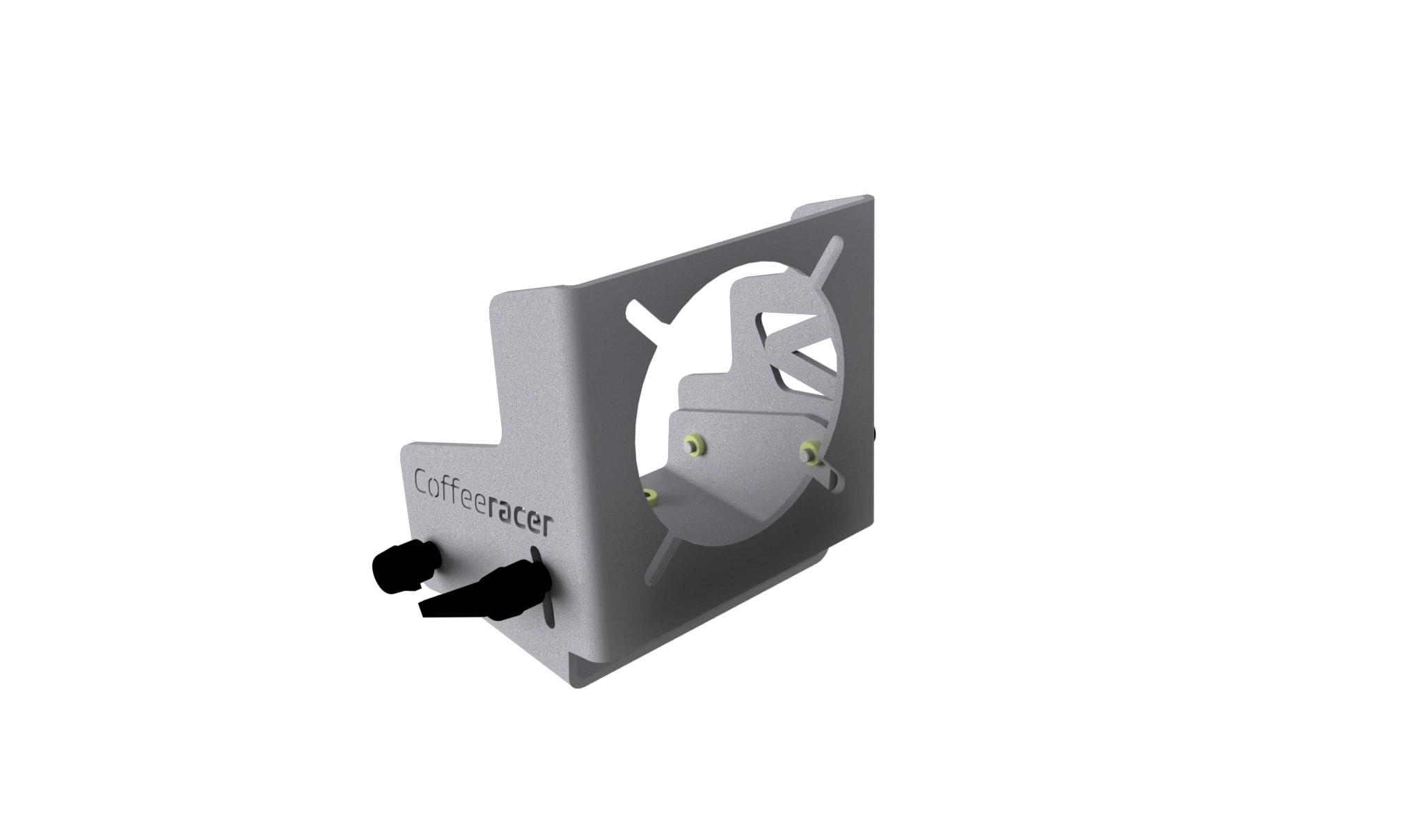 CoffeeRacer DD Front Mount Adapter Simucube by Effect Simulation