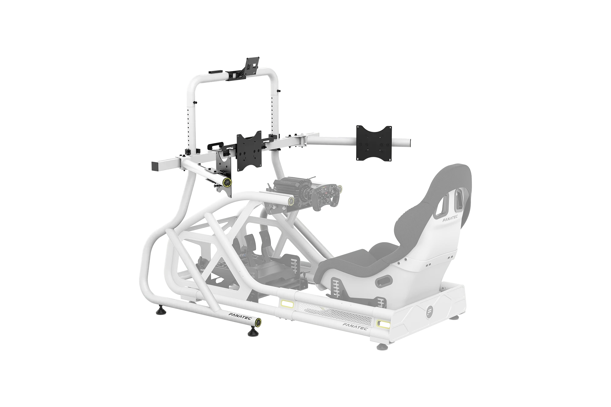 Fanatec GT Cockpit Triple Monitor Expansion Kit (White) by Fanatec - Accessories
