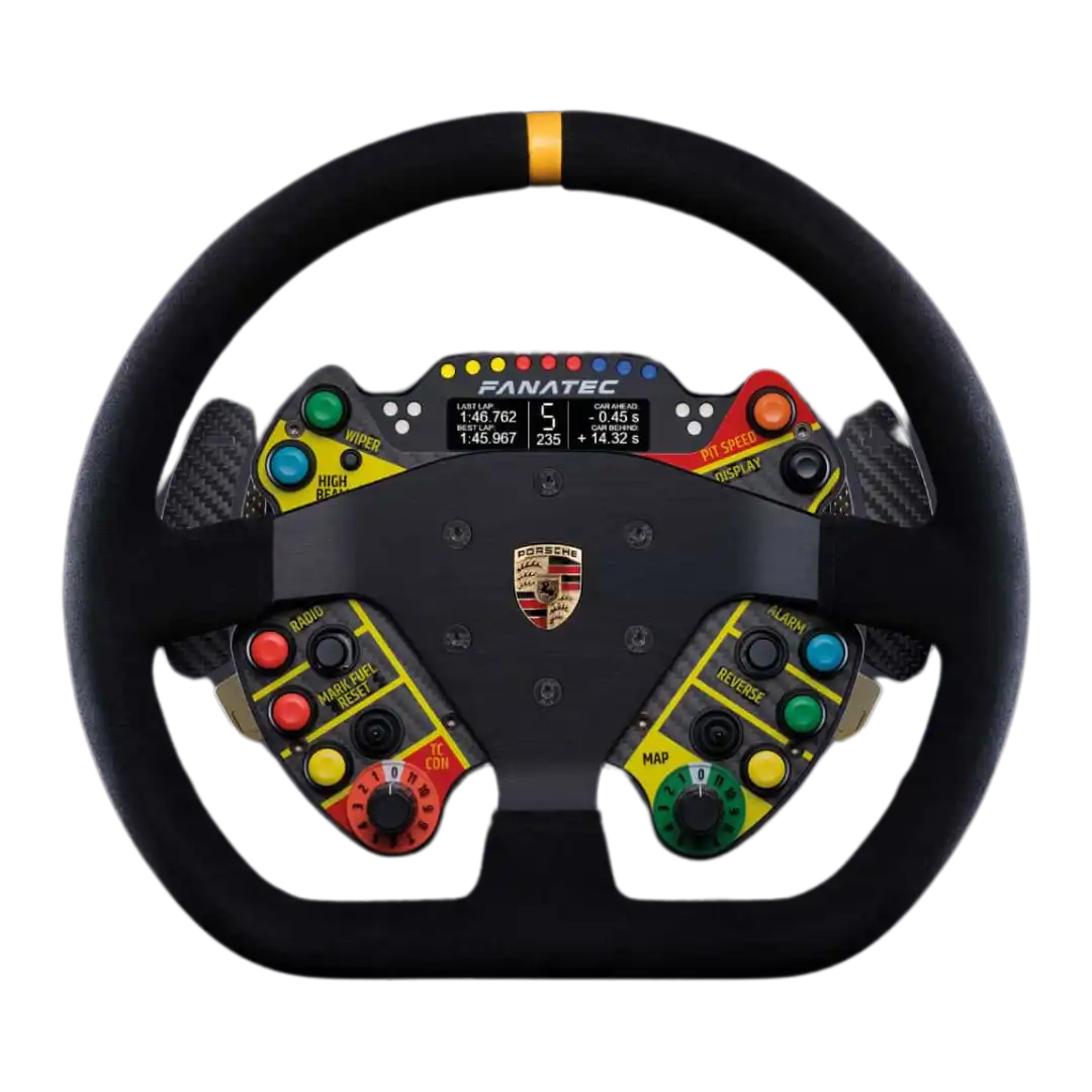 Podium Steering Wheel Porsche 911 GT3 R Suede by Fanatec - Wheels