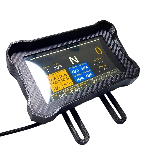 FlashFire Dashboard Simracing 5" Touchscreen Carbon by FlashFire