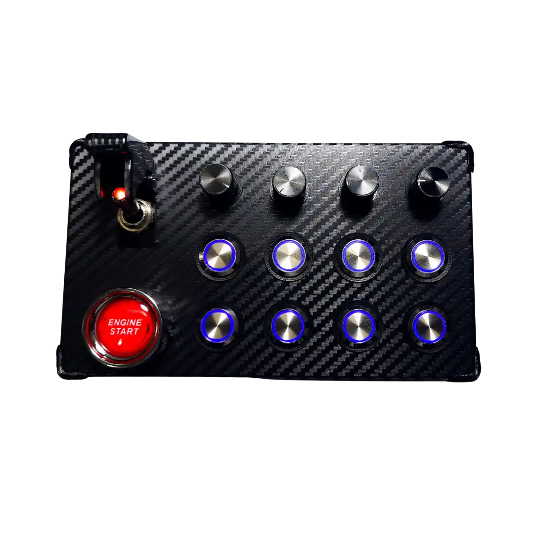Fly Button Box Luminous Metal by FLY Sim Control