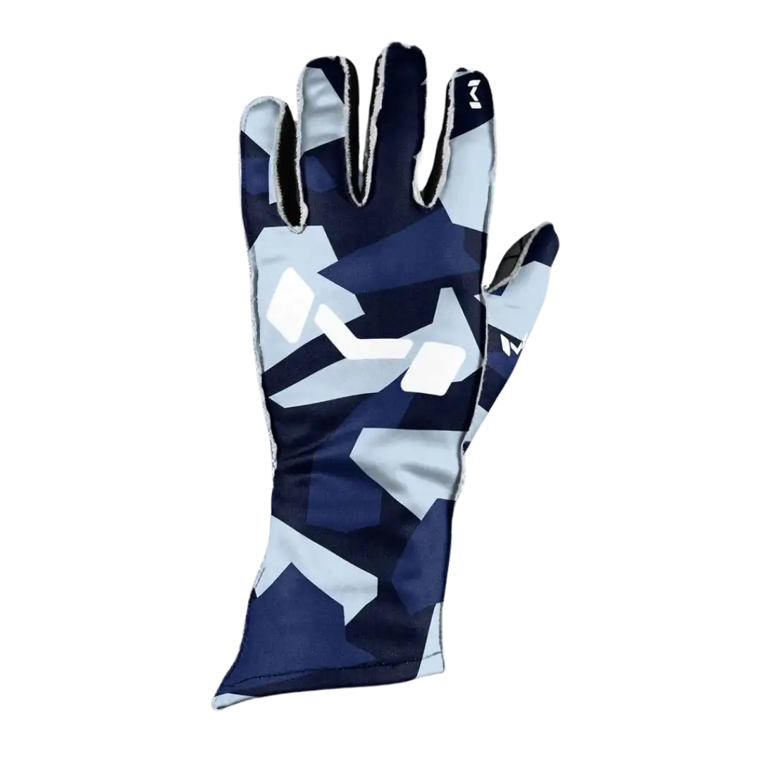 Blue Camo Gloves by Moradness