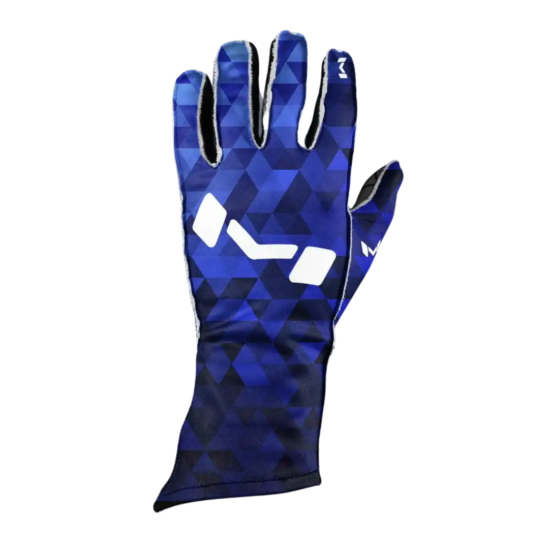 Blue Marker Gloves by Moradness