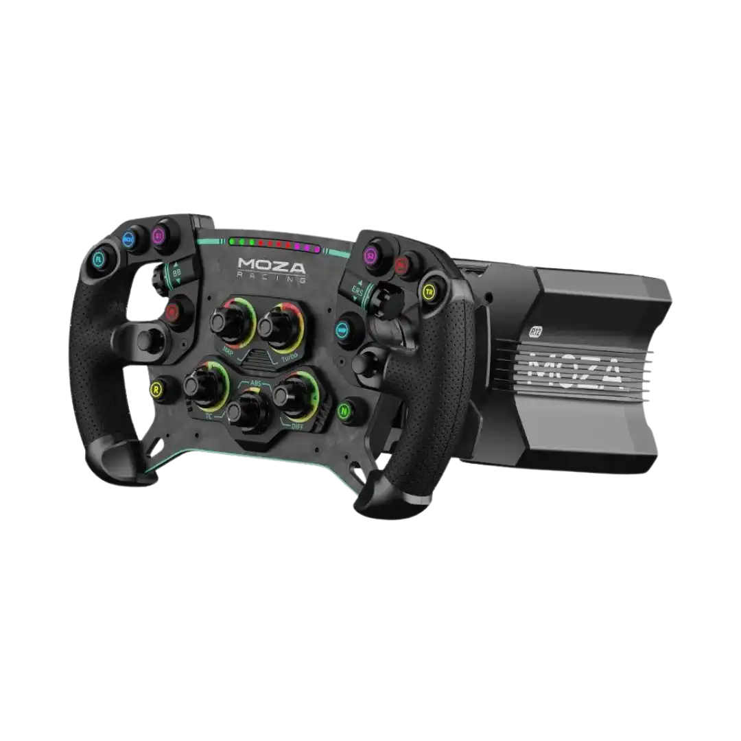 Moza R12 and GS V2P Steering Wheel Bundle by MOZA Racing