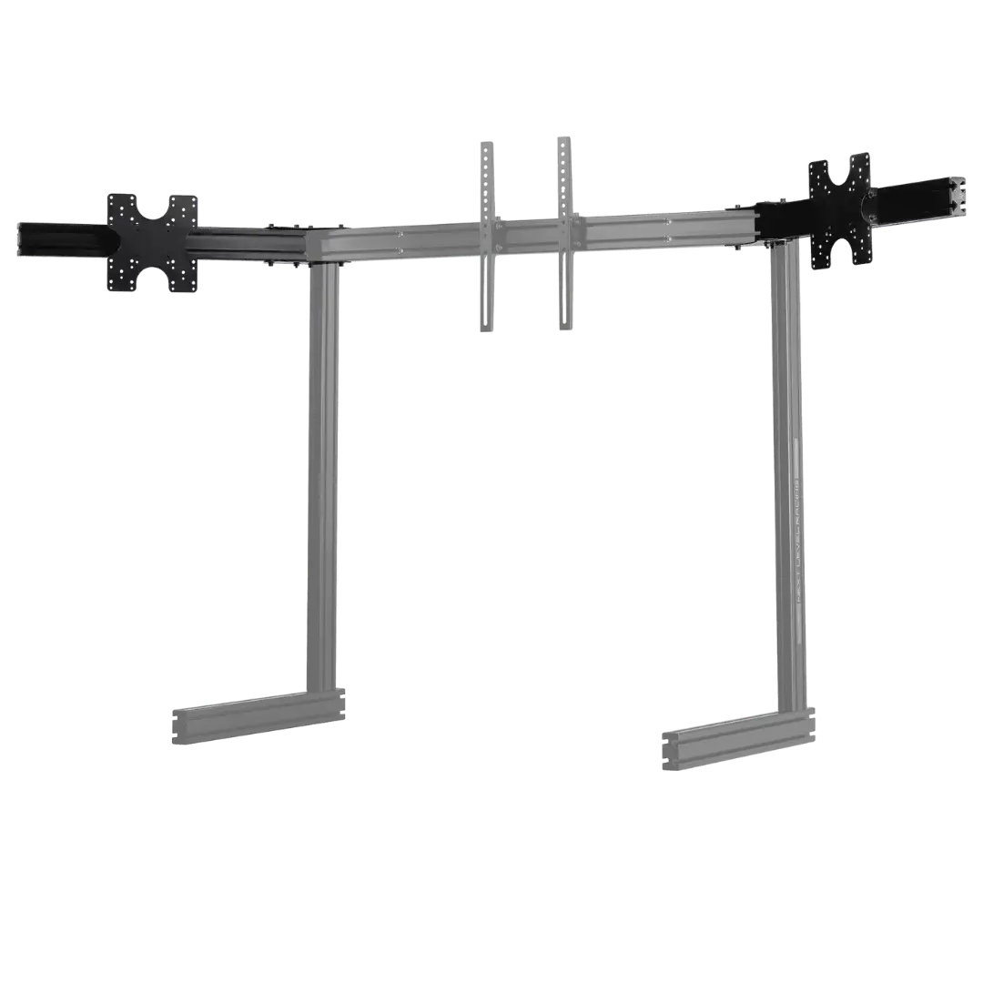 ELITE FREESTANDING TRIPLE MONITOR STAND ADD-ON- BLACK EDITION