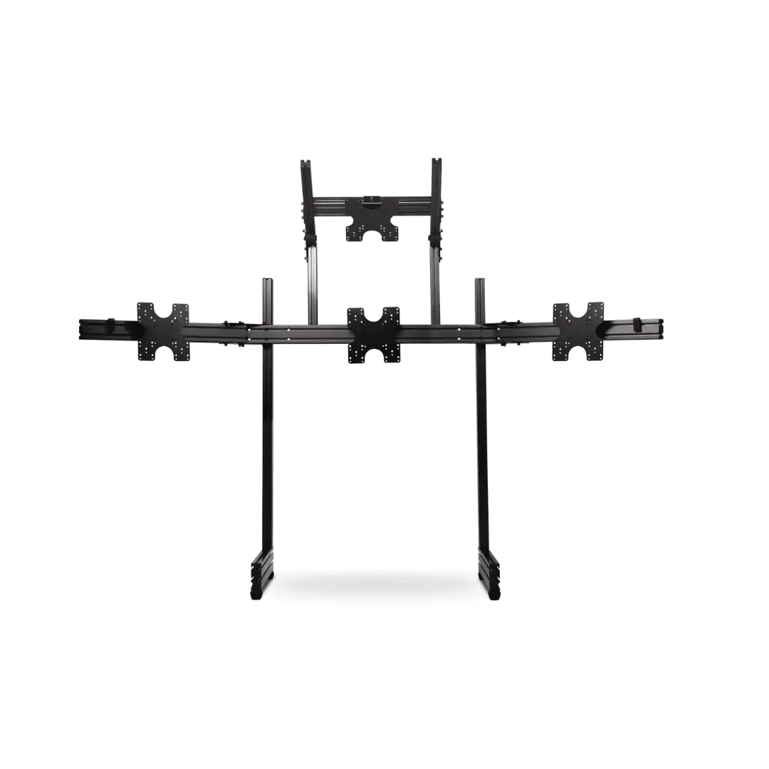 ELITE QUAD MONITOR STAND CARBON GREY