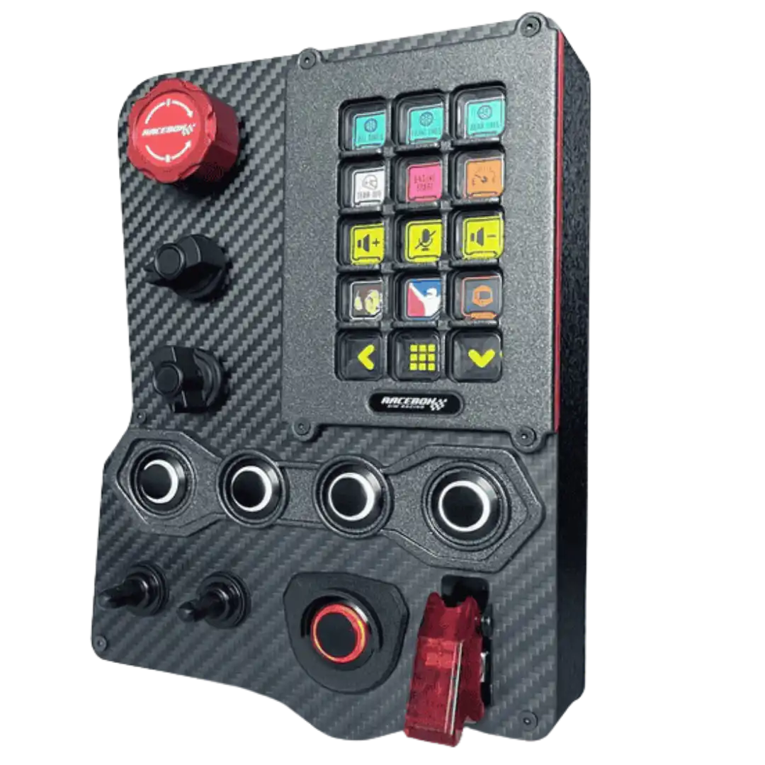 GTR Carbon Fiber Button Box for Stream Deck