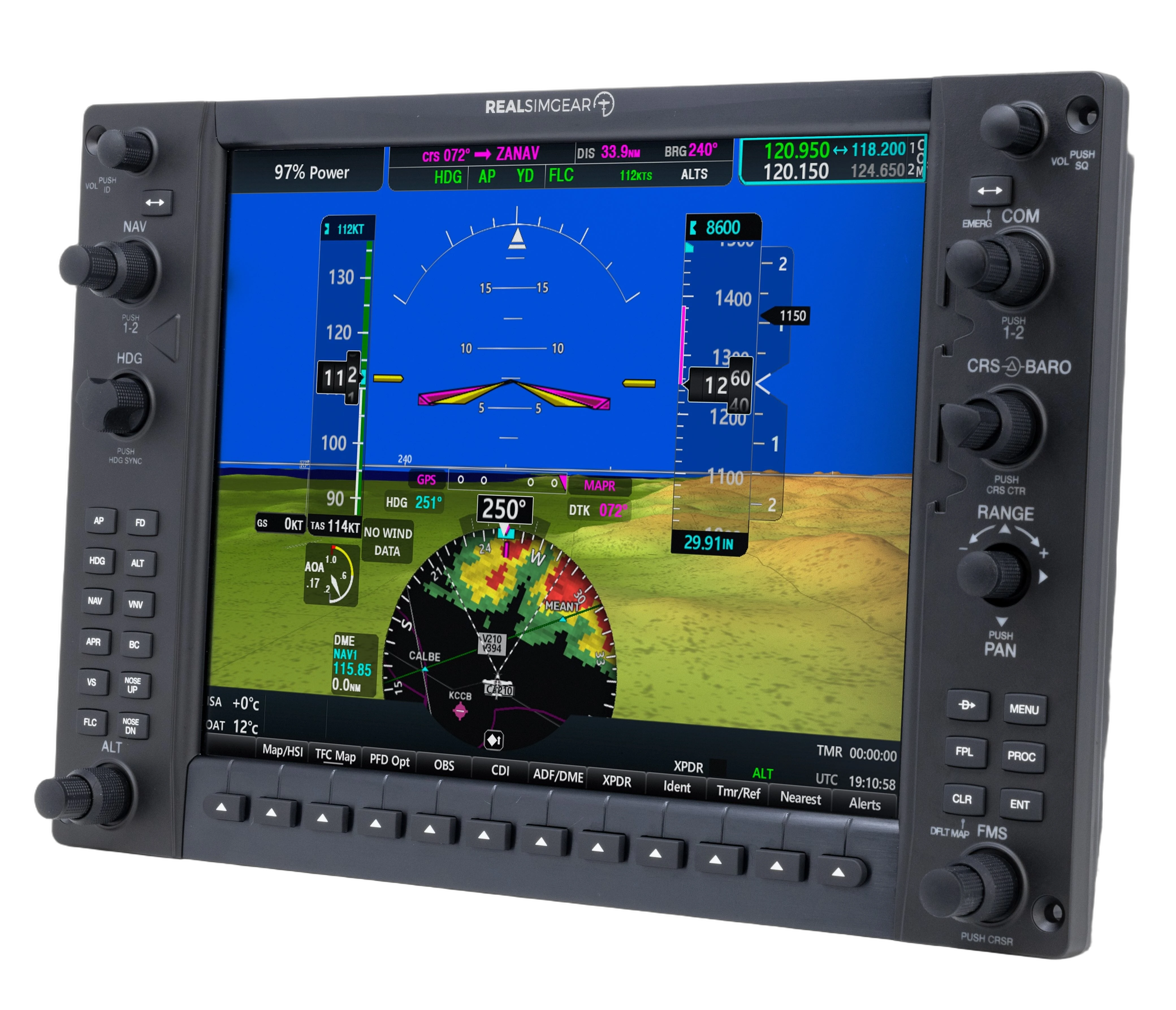 RealSimGear G1000 XFD Premium Bezel