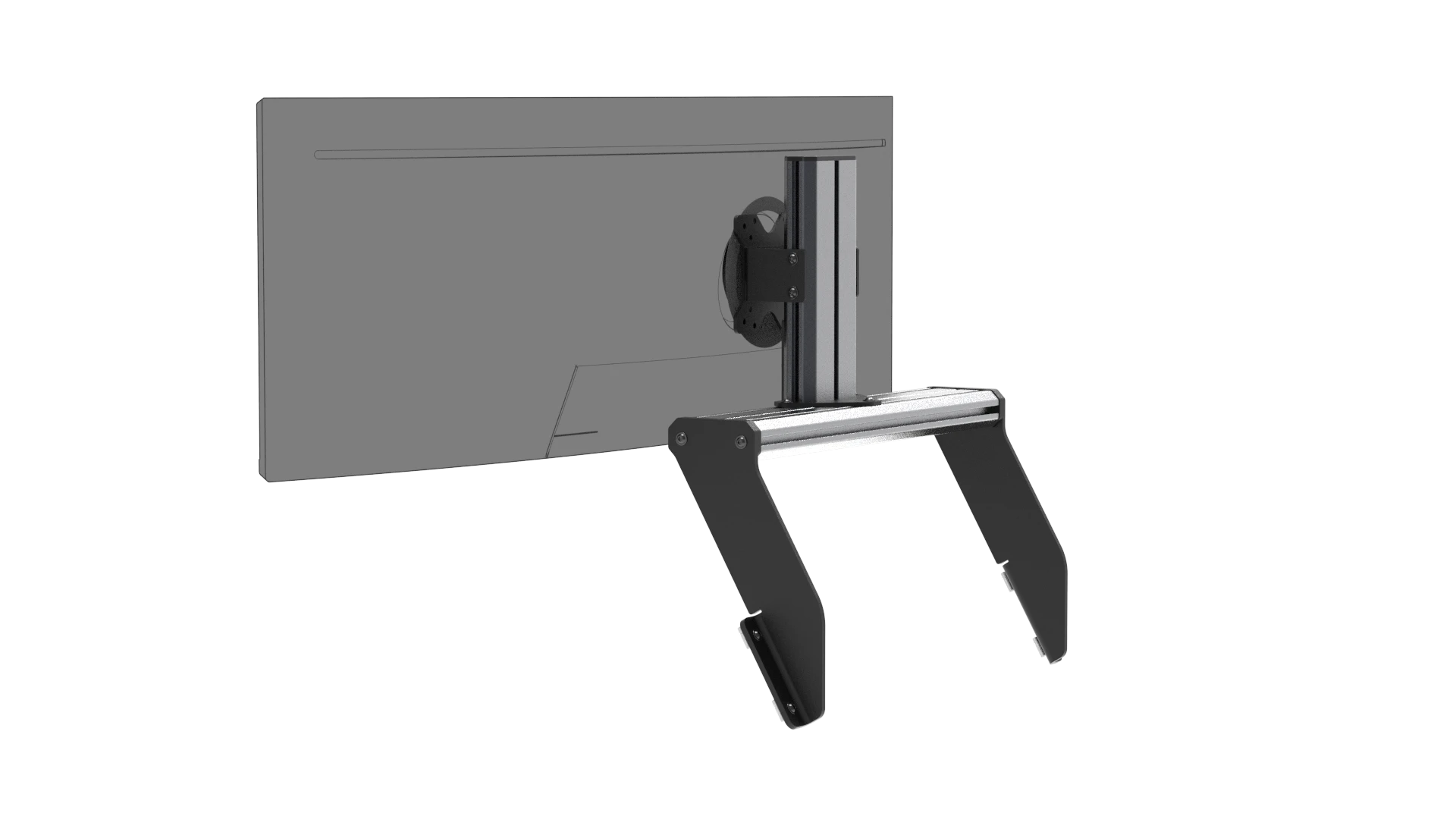 SMART MONITOR STAND INTEGRATED SINGLE by Res Tech