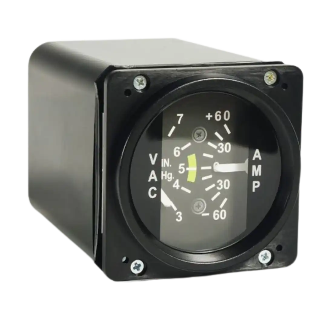 SK Suction Gauge / Ammeter C172 by Sim Kits - Avionic