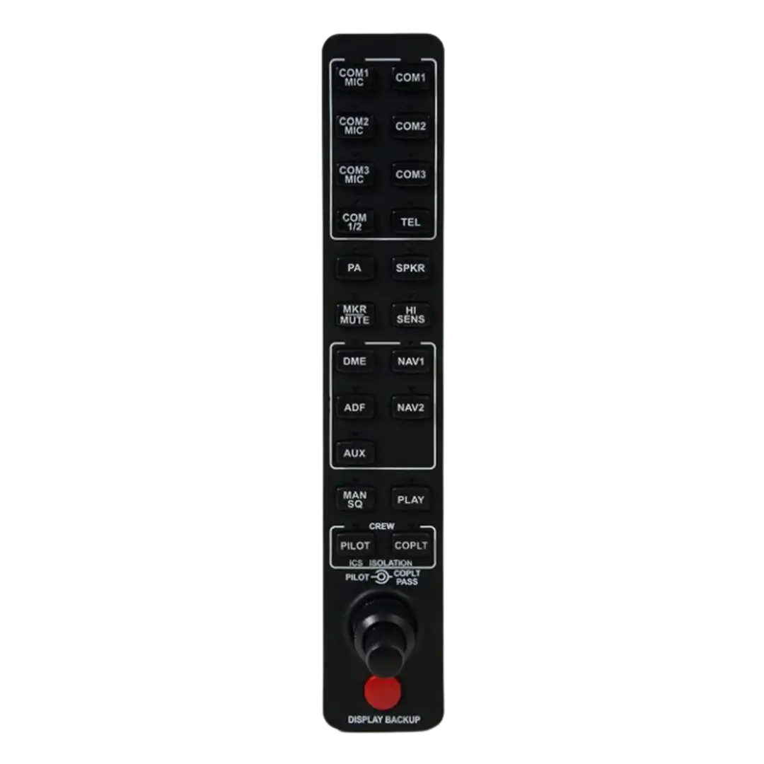 SK TRC1000 Glass Cockpit Audio Panel by Sim Kits - Buttonboxes