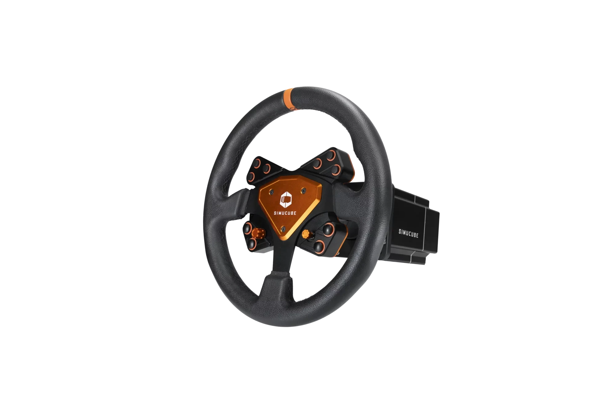 Simucube Tahko Round Orange Edition x Simucube 2 Wheelbase Bundle by Simucube