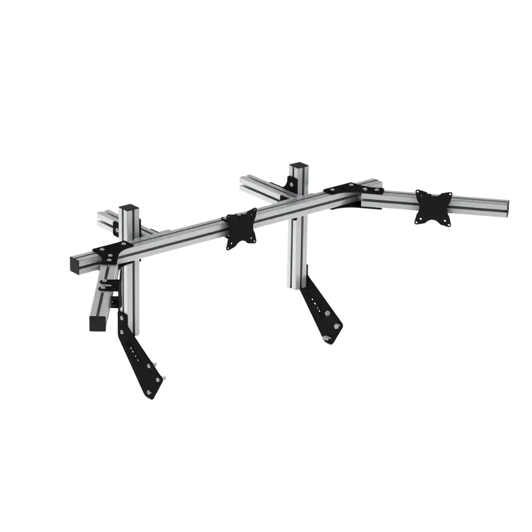 SRC Integrated Triple Monitor Stand by SRC - Sim Race Components