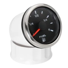 Fuel level indicator with chromed bezel Fuel level indicator with chromed bezel by Sym Projects - Dashboards