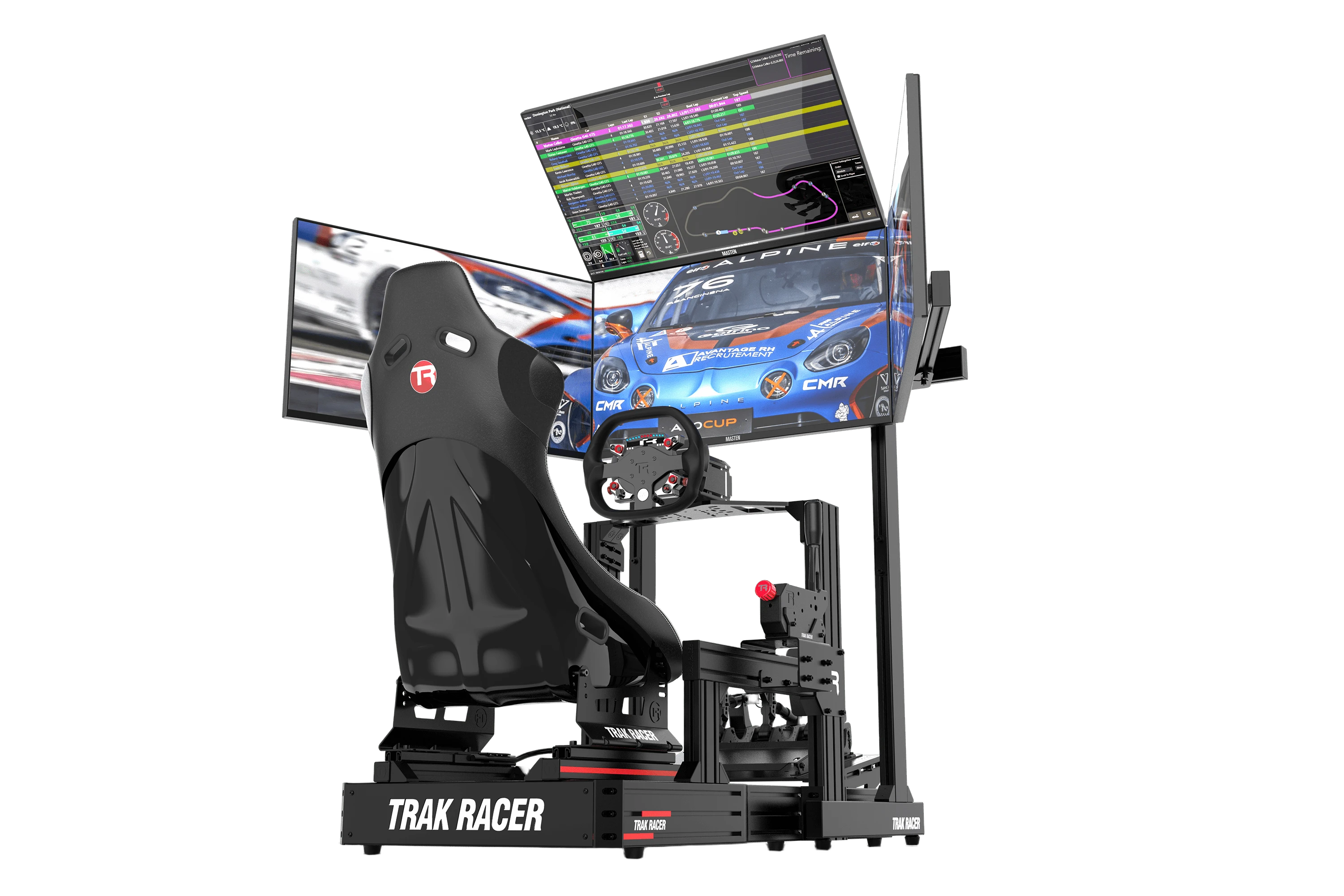 Trak Racer Large Freestanding Quad Monitor Stand 1500mm