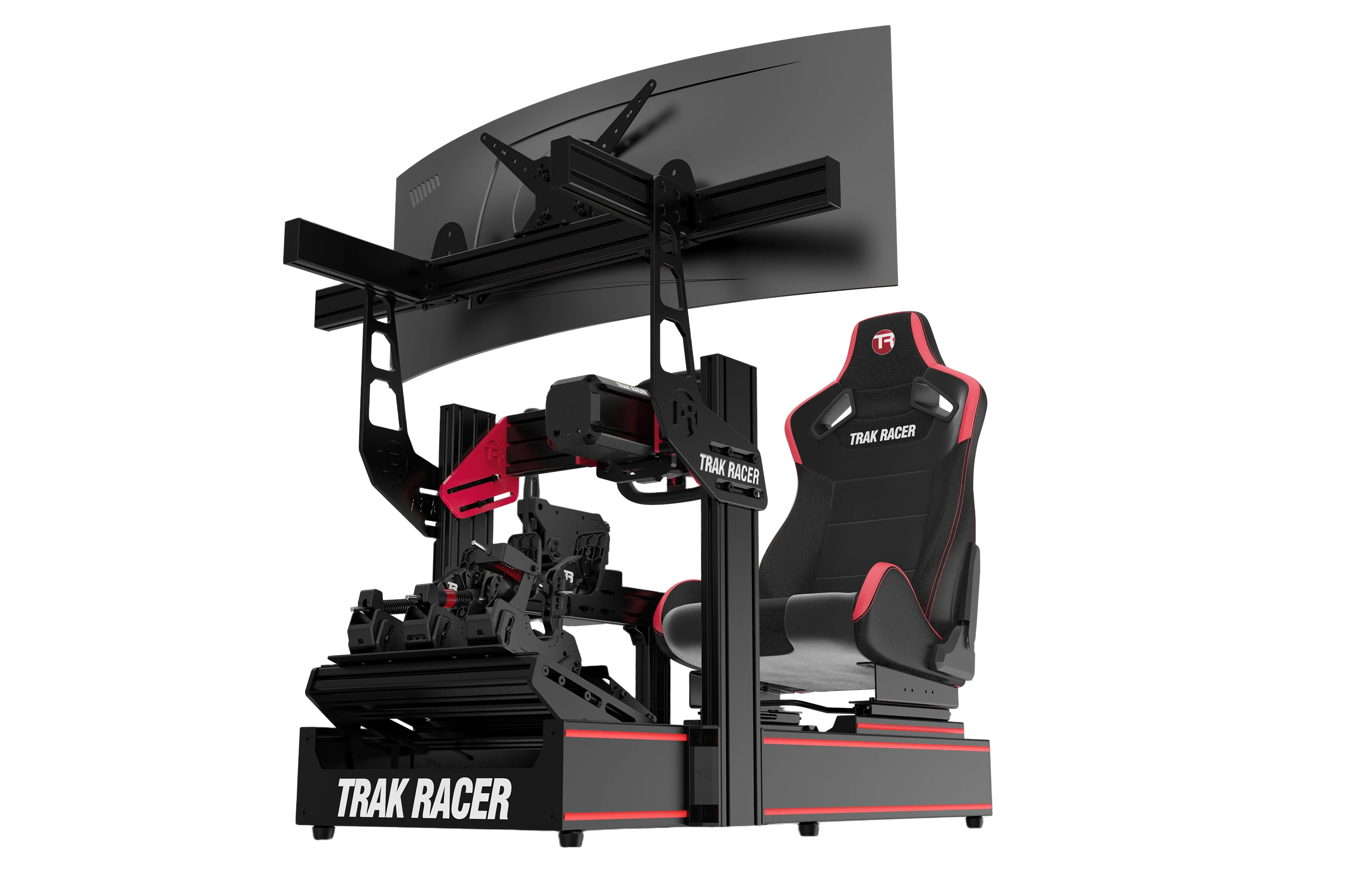 TR160 V5 Racing Simulator with Seat Slider Kit by Trak Racer - Rigs