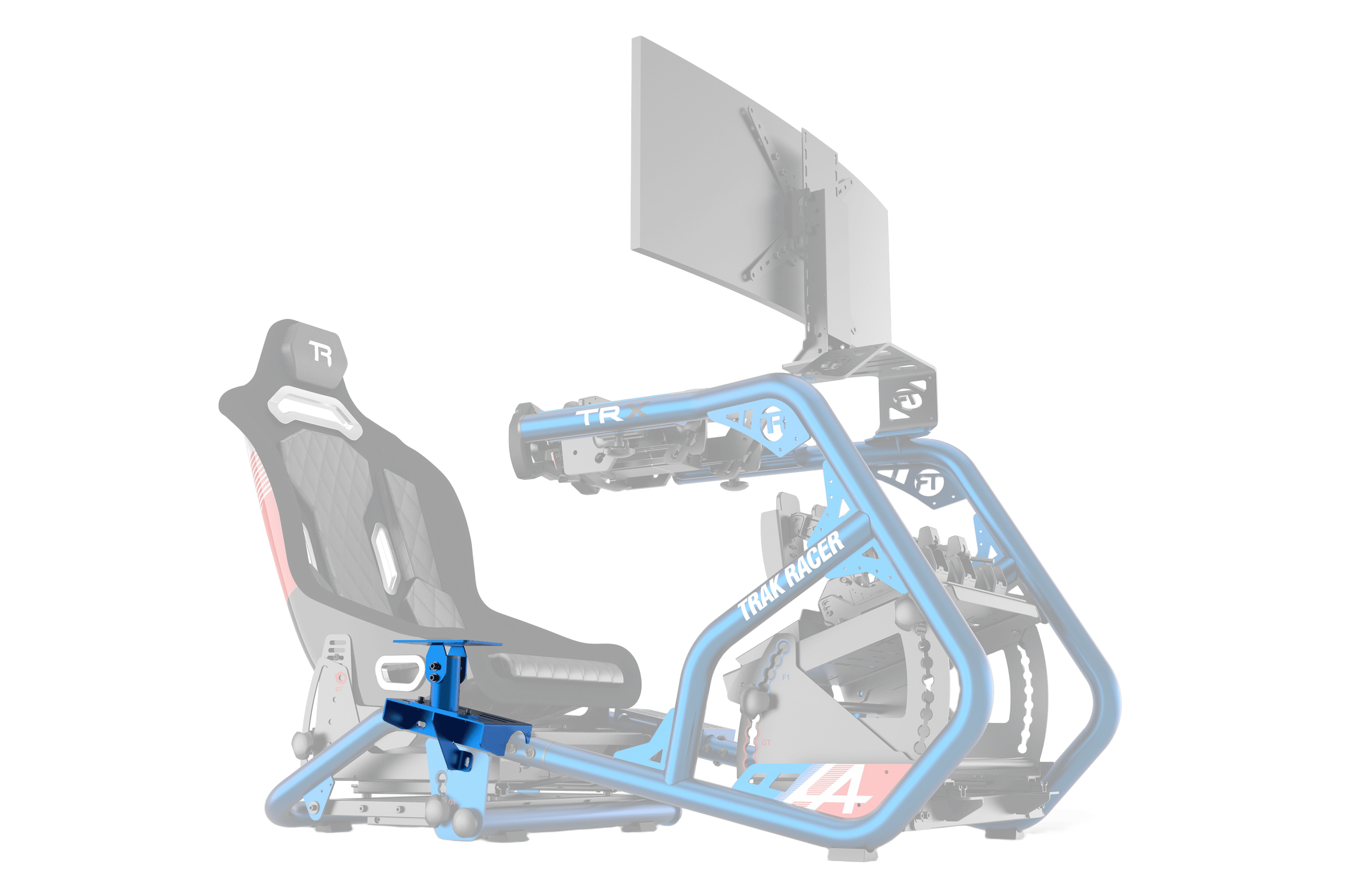 Trak Racer Universal Gear Shifter Mount for Alpine Racing TRX Blue
