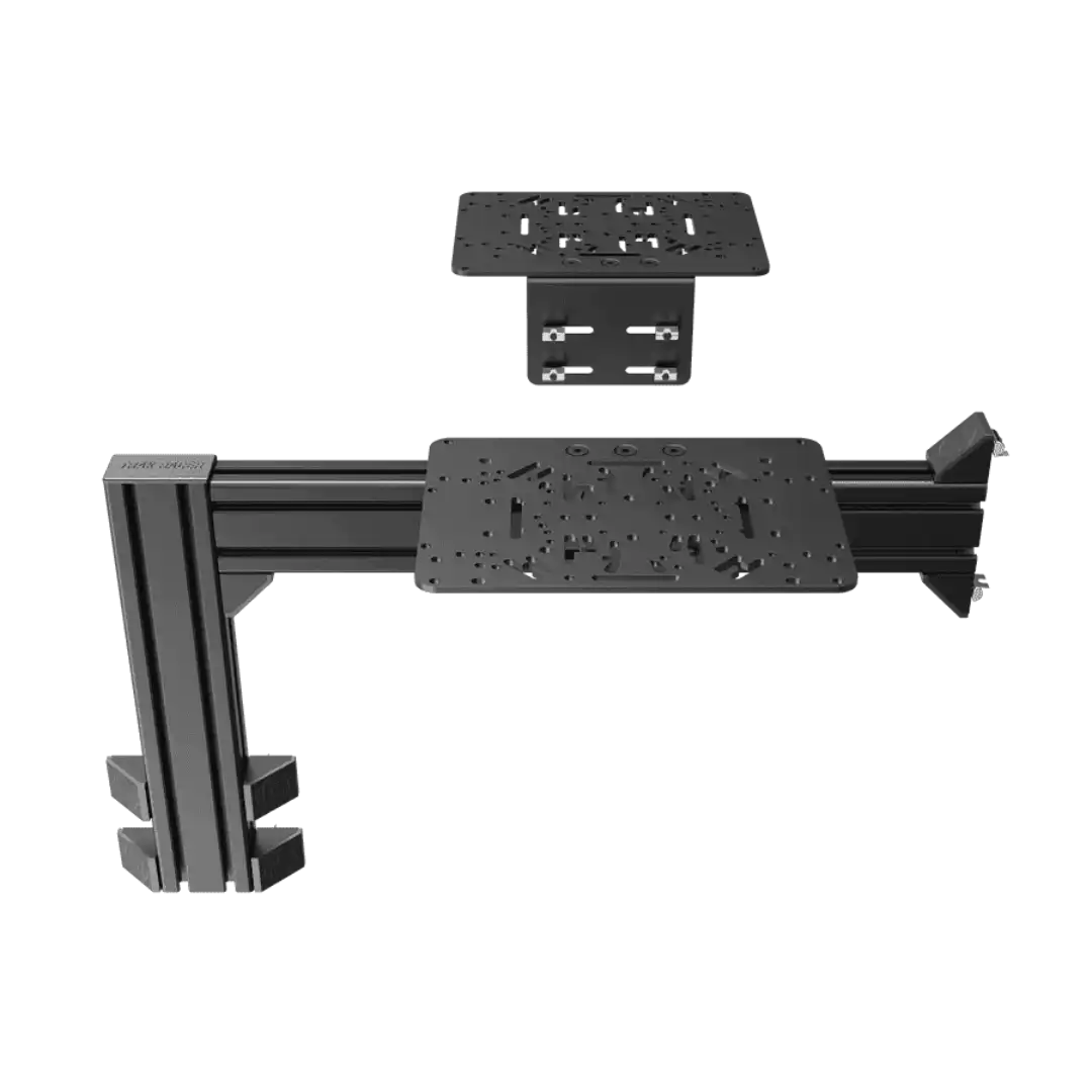 Flight Sim Control Mounts with 1 Side Support for all Aluminum Cockpits 
