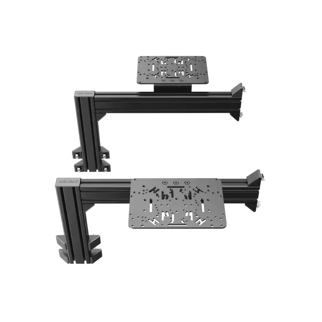 Flight Sim Control Mounts with 2 Side Supports for all Aluminum Cockpits