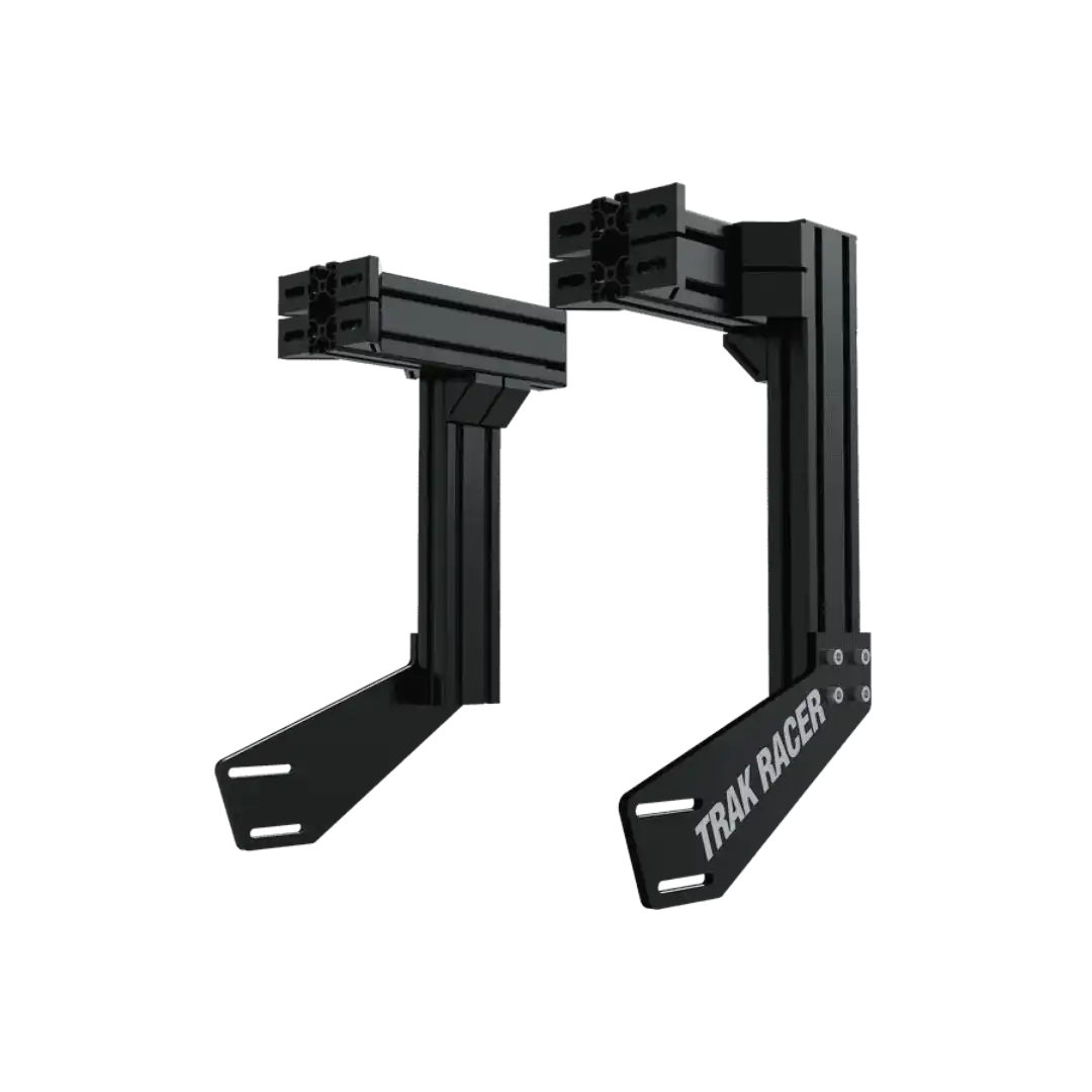 TR8020 Aluminium / Carbon Steel Integrated Monitor Mounts - Black
