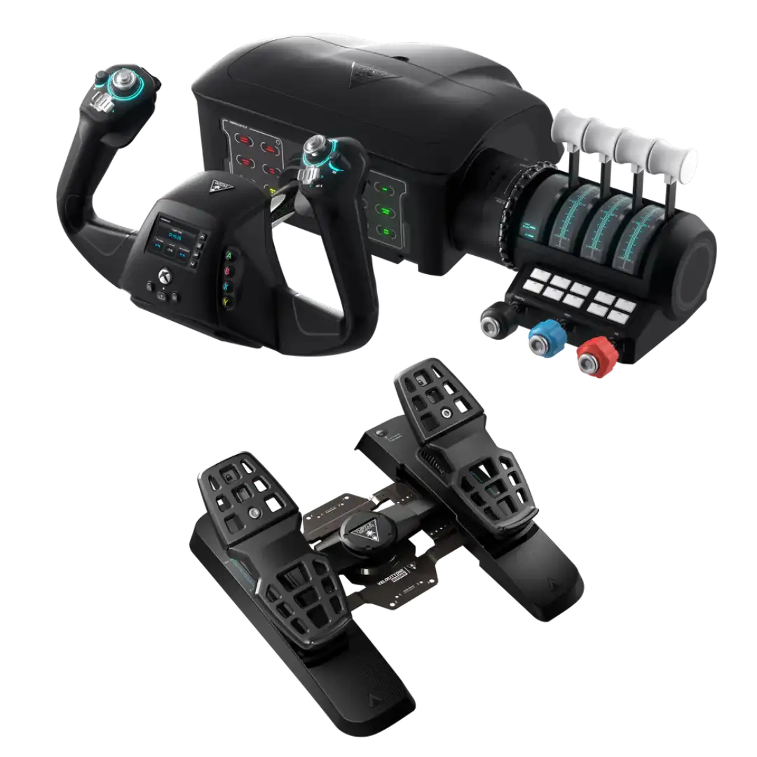 VelocityOne Flight + Velocity Rudder Pedals by Turtle Beach