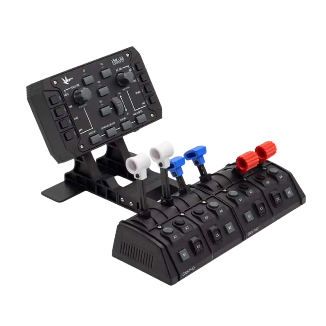 GNX Dual THQ + FSM-GA Combo GNX Dual THQ + FSM-GA Combo by VKB Sim Europe - Throttle