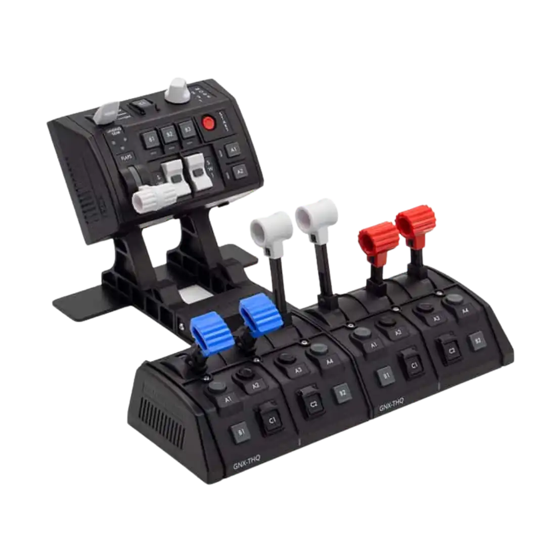 GNX Dual THQ + SEM-V Combo GNX Dual THQ + SEM-V Combo by VKB Sim Europe - Throttle