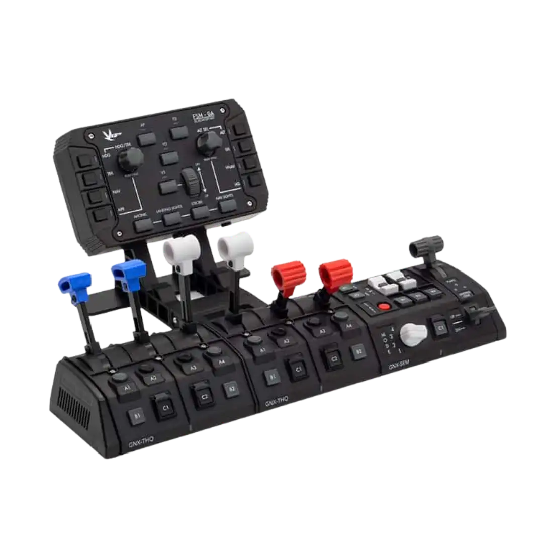 GNX Dual THQ + SEM + FSM-GA Combo GNX Dual THQ + SEM + FSM-GA Combo by VKB Sim Europe - Throttle