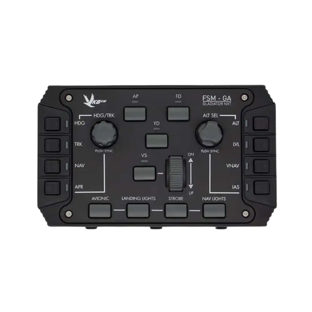GNX FSM-GA (Front Switchboard Module – General Aviation) by VKB Sim Europe - Buttonboxes