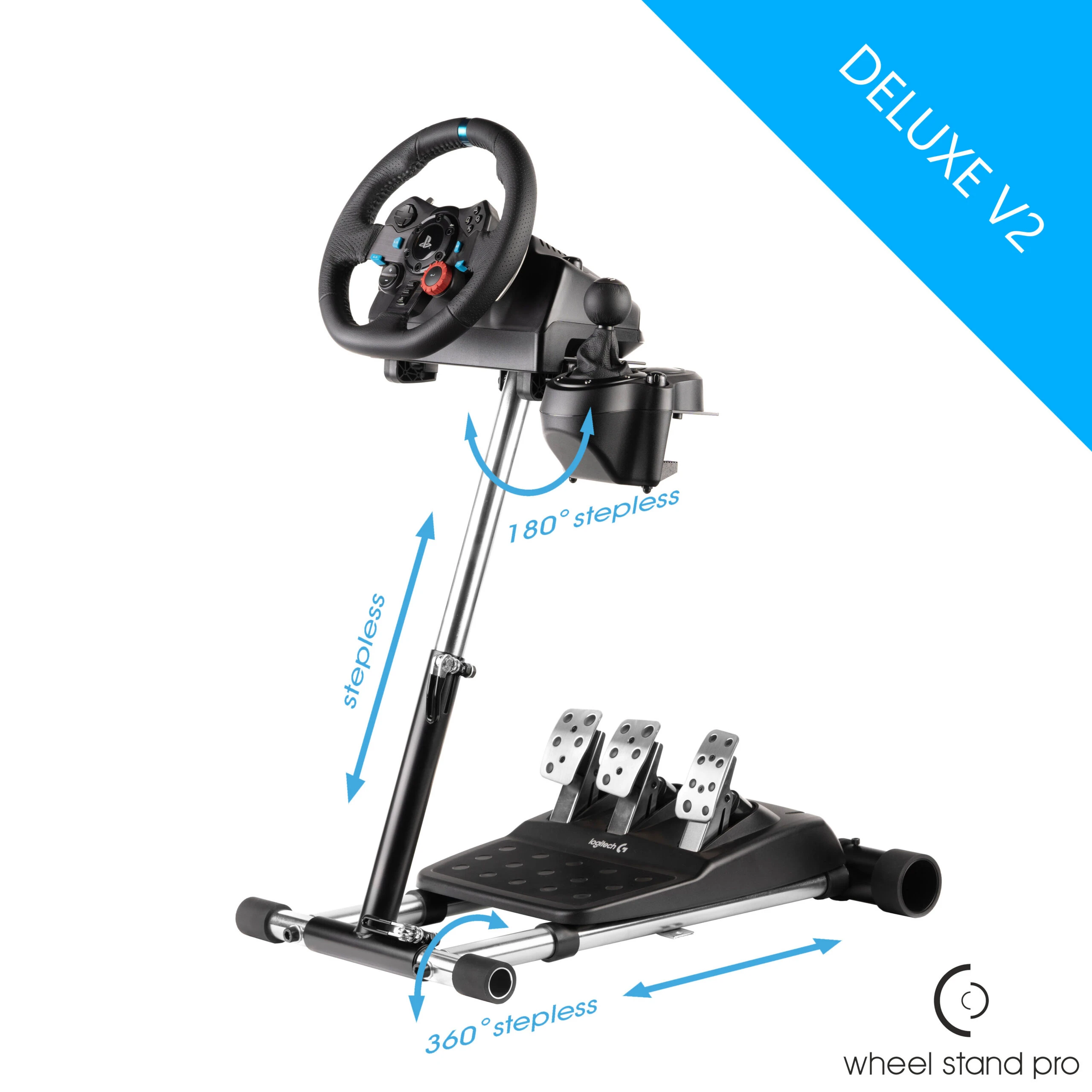 Wheel Stand Pro for Logitech G29/G920/G27/G25 – Deluxe V2